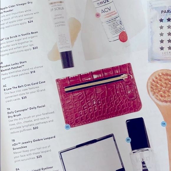 B-Low the belt Croc Card Case - Picture 2 of 3